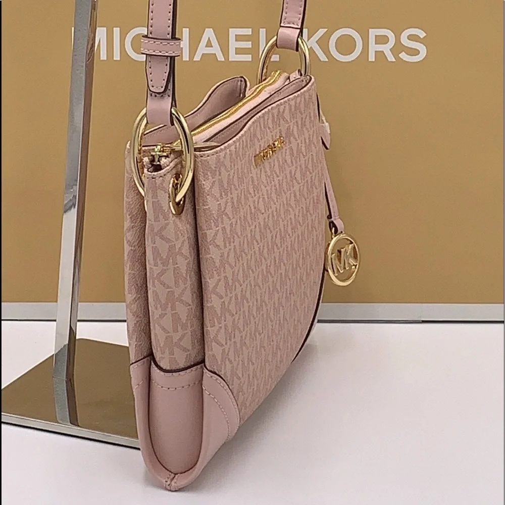 MICHAEL KORS NICOLE LG TRIPLE COMPARTMENT CROSSBODY - Picture 2 of 16